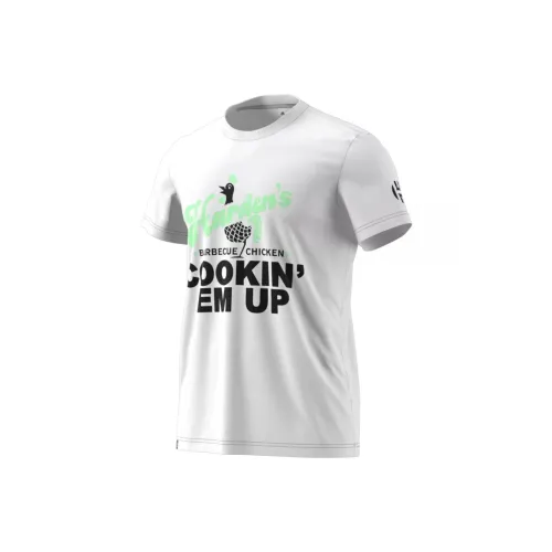 Adidas James Harden Swagger T Рубашка Мужская Белая