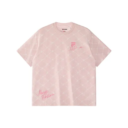 FILA FUSION FOB T-Shirt Унисекс Оранжевый Серый Розовый