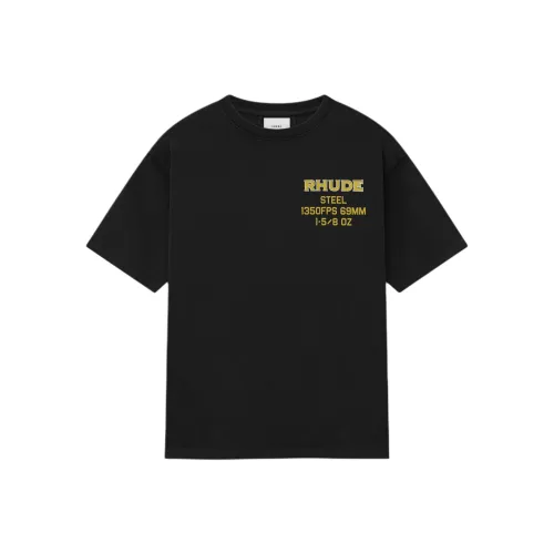 RHUDE Черные Мужские T-Рубашки