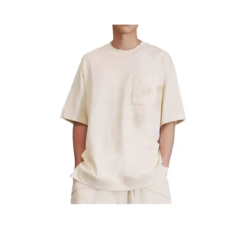 Подкладка x CHENGLONG LIANMINGKUAN T-рубашка унисекс папиросно-белая