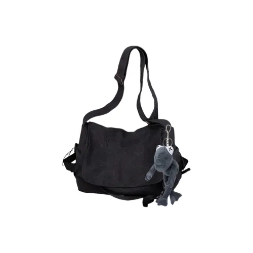 Tonlion Холст Плечевая сумка Унисекс Черный Серый