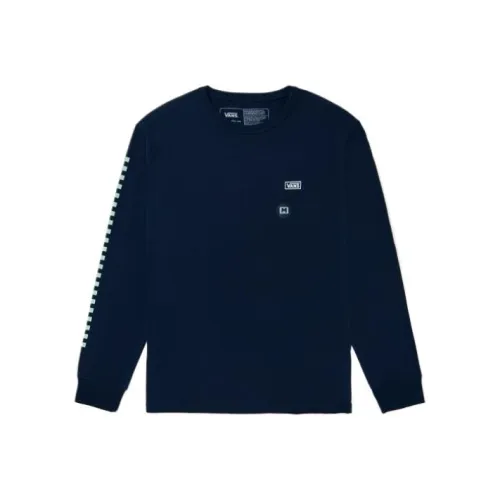 Vans Tee LSOFF The Стена T Рубашка Унисекс Темно-синий