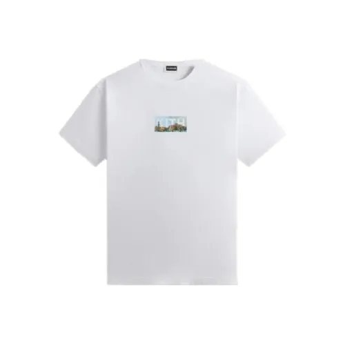 KITH x Columbia Коллаборация SS24 T-Shirt Унисекс Белый