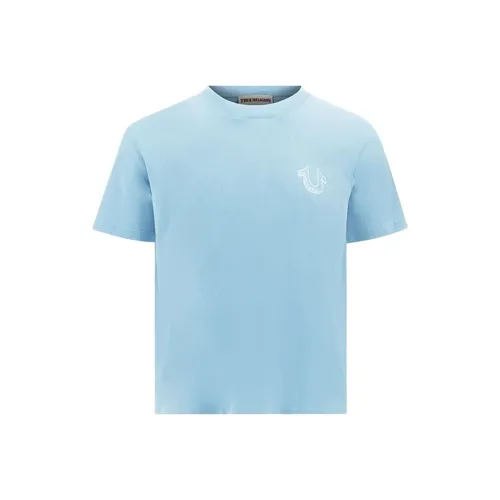 TRUE RELIGION SS24 T Рубашка Мужская Синяя