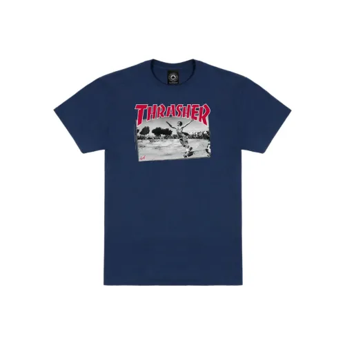 Thrasher T-Shirt Унисекс Морской Синий