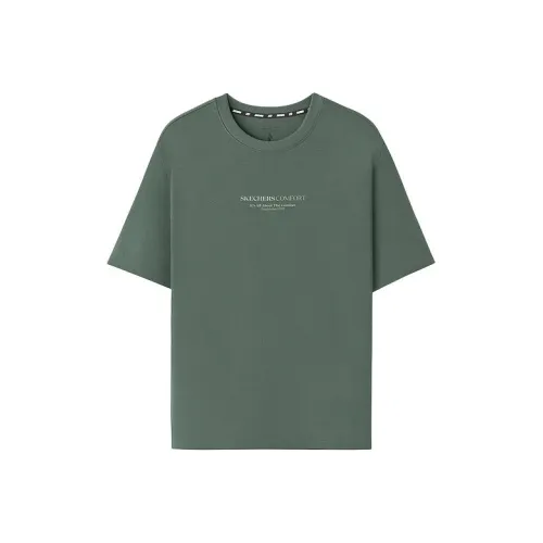 Skechers Sportlife SS25 T-Shirt Унисекс Драценово-зеленый 035Z