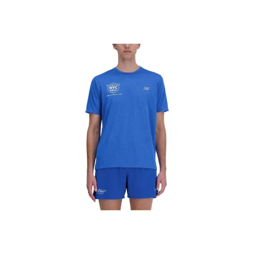 New Balance United Airlines NYC Half Athletics T-Shirt T-Shirt Мужской Синий