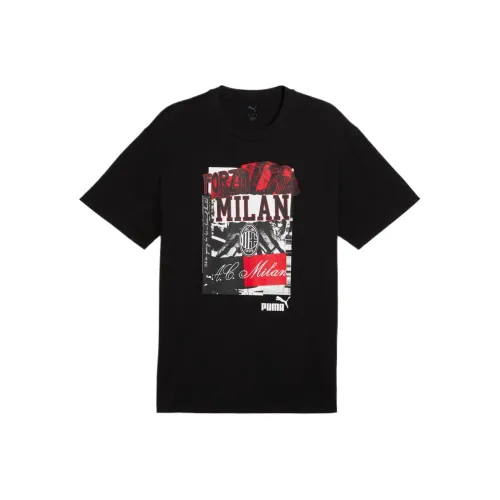 PUMA AC MILAN FtblNrgyACM T Рубашка Мужская Черная