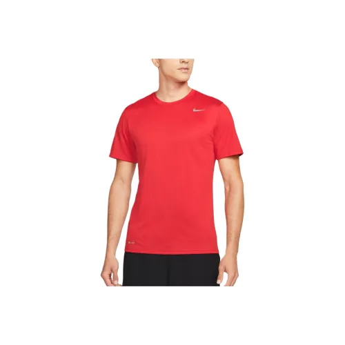 Nike Стандартная футболка мужская университетский красный холодный серый