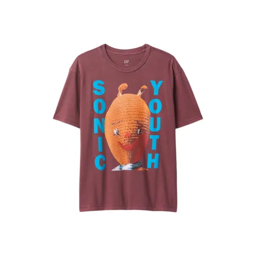 GAP совместная серия Legendary Artist Series Сливовый Мужской T-рубашки