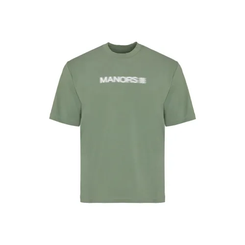 MANORS GOLF APPAREL Зеленая Мужская Футболка
