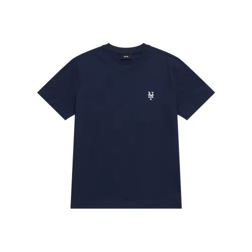 MLB Base Logo Basic Collection New York Mets SS25 T-Shirt Unisex Темно-синий