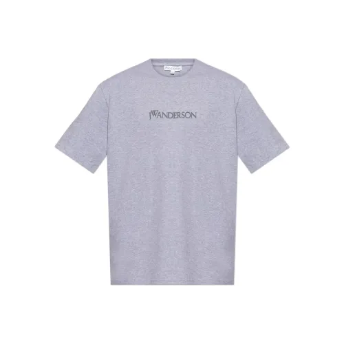 JW Anderson Серые Мужские T-Рубашки