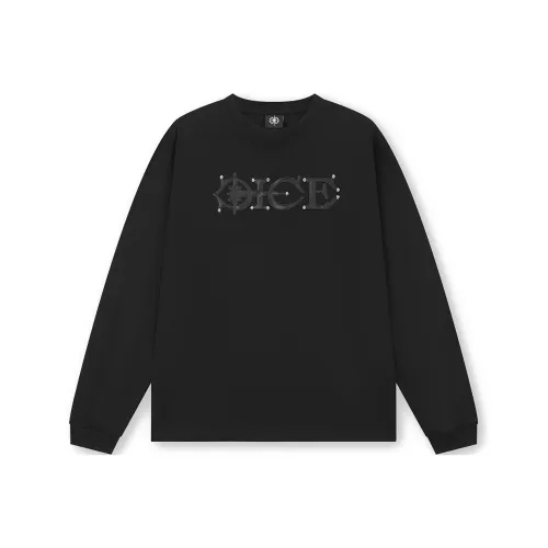 DICETINY Черная унисекс футболка