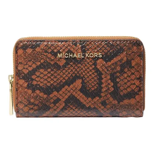 MICHAEL KORS Полиуретан Кошелек Маленький Женский Коричневый