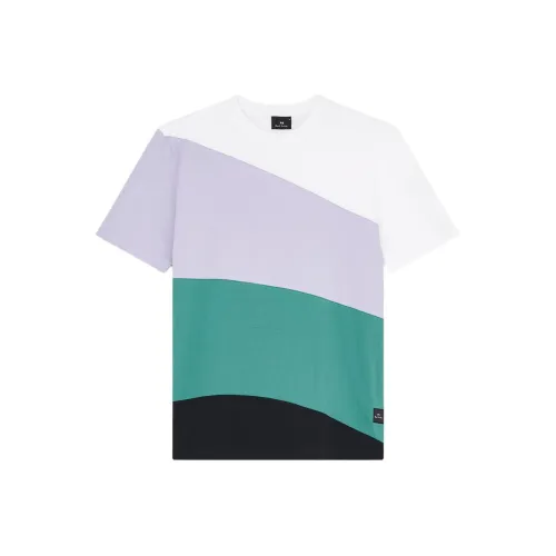 Paul Smith Мужская T-рубашка сиреневого цвета