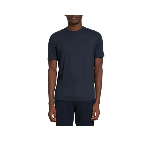 THEORY T Рубашка Мужская Морской Синий