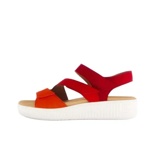 Gabor Мода One Ремешок Сандалии Женские Красные