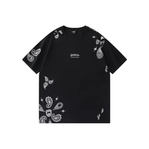 LAMLICKA Черная унисекс футболка