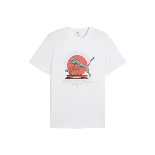 PUMA Белая Мужская Футболка