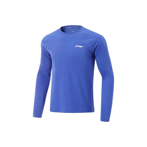 Т-рубашка с подкладкой мужская ярко-синяя