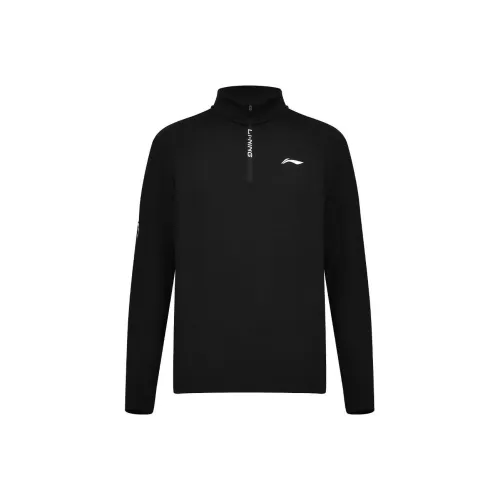 LINING Badminton series Черная унисекс T-рубашка