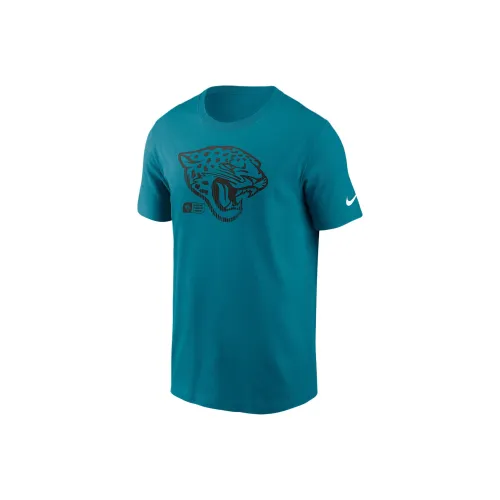 nike NFL FW24 Jacksonville Jaguars Выцветший Essential T-Shirt Мужской Циановый