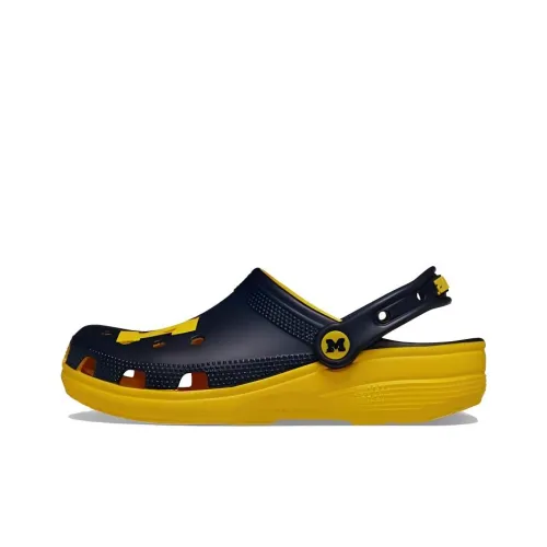 Crocs Classic Clog Sabo Унисекс Черный Желтый
