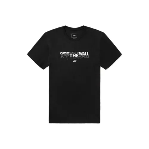 Vans Tee SSOFF The Wall T-Shirt Unisex Black Ванс Т-Ширт SSOFF The Wall Унисекс Черный