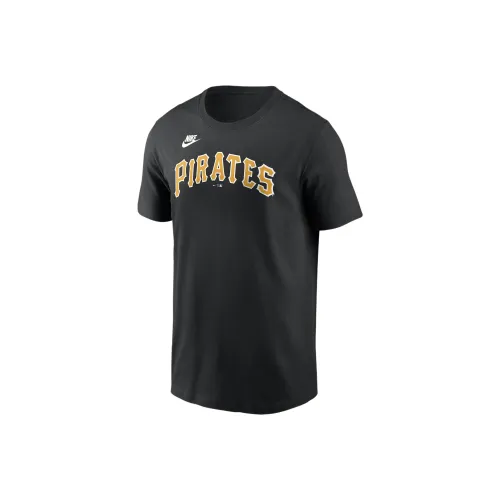 nike Roberto Clemente Pittsburgh Pirates Cooperstown Fuse T Рубашка Мужская Черная