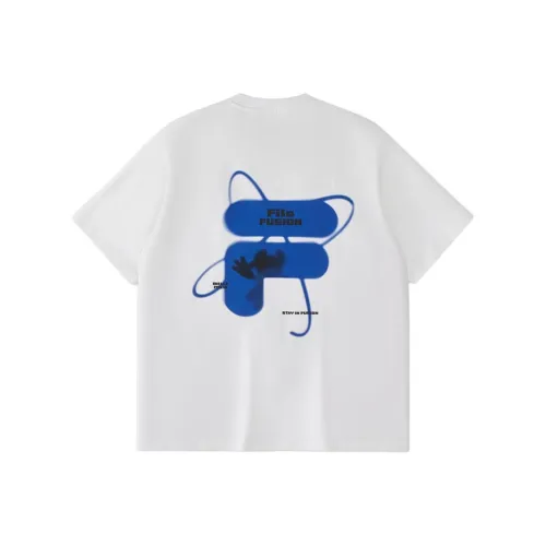 FILA FUSION FOB Стандартный белый WT Унисекс T Рубашки