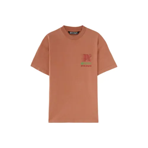 PALM ANGELS T-Shirt Мужской Оранжевый