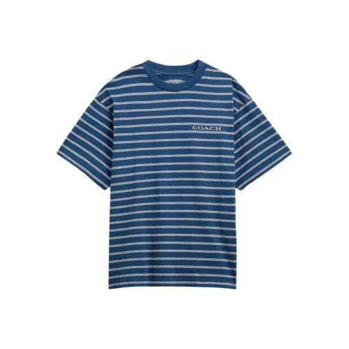 COACH Синий Мужской T-Рубашки