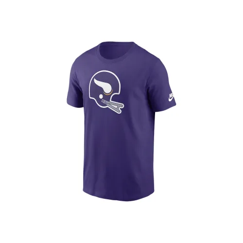 Nike NFL Minnesota Vikings Rewind Логотип Essential T-Shirt Мужская Фиолетовая
