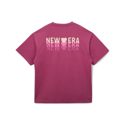 New Era Valentine's Day Collection SS25 Любовь AT Nightfall Sunset Collection T-Shirt Unisex Pink