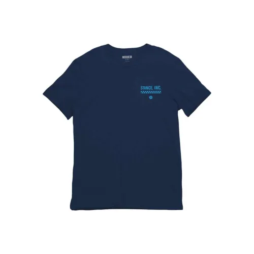 Stance Темно-синие мужские футболки T-Shirt