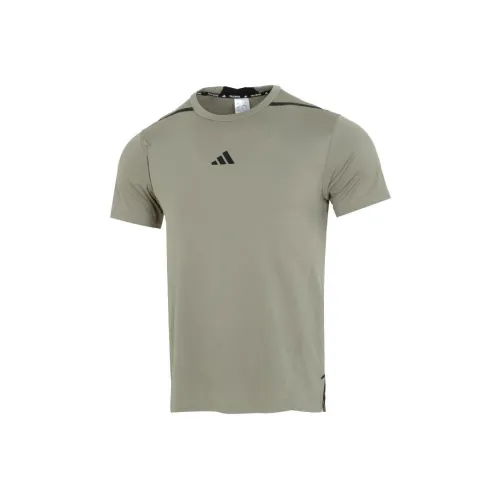 Adidas SS24 T Рубашка Мужская Pebble Серебристо-Серый