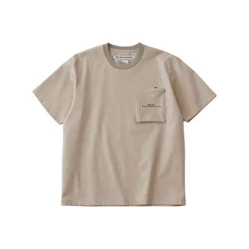 White Mountaineering Короткий рукав T-рубашки Мужской Хаки