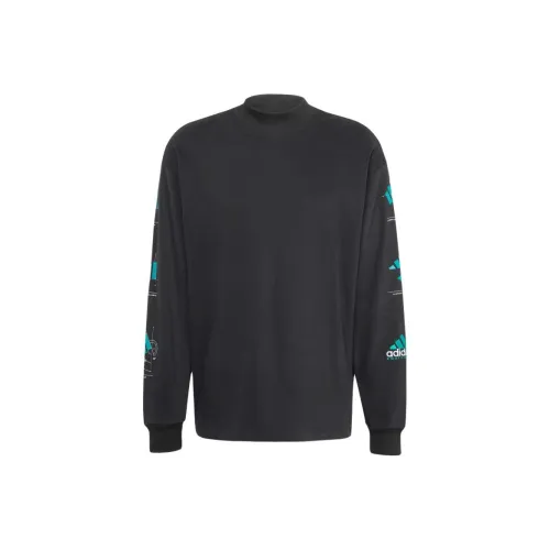 Adidas EQUIPMENT Series EQT GFX Tee LS T Рубашка Мужская Черная