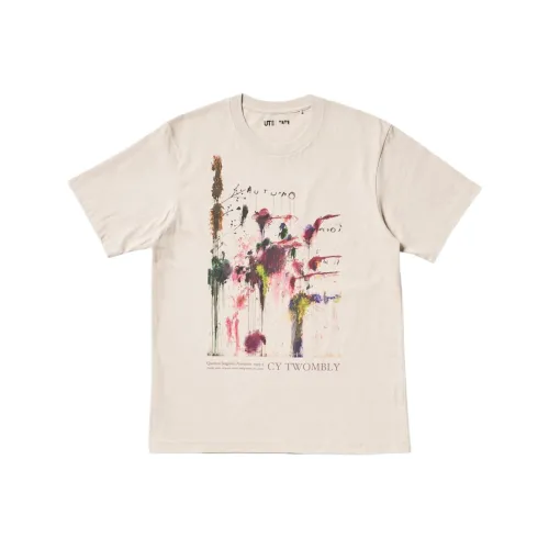 UNIQLO x TAITEMEISHUGUAN LIANMINGKUAN Tate Museum Collaboration SS25 T-Shirt Unisex Light Beige