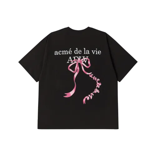 Acme De La Vie Черная Унисекс Футболка