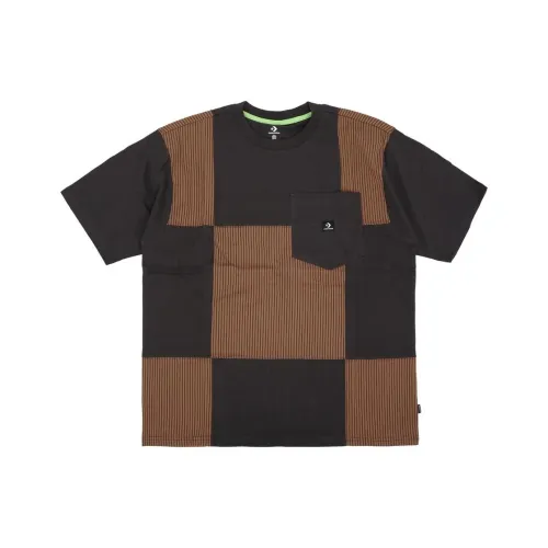 Конверс POCKET TEE T Рубашка Мужская Черная Коричневая