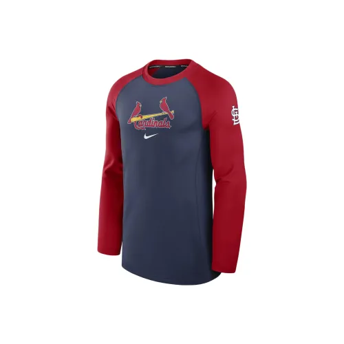 nike St. Louis Cardinals Аутентичная коллекция Game Time T-Shirt Мужская Морской синий