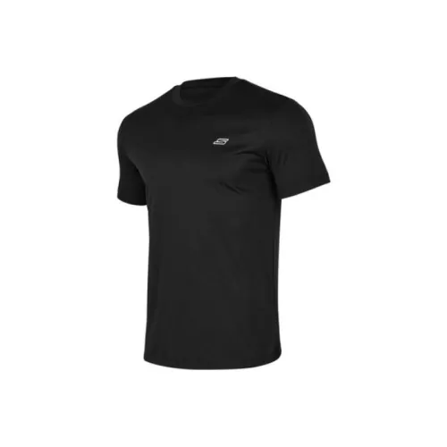 Skechers Угольный Черный/0018 Мужская T-Рубашка