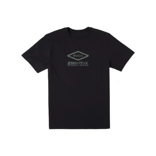 RVCA Мужская Черная T-Рубашка