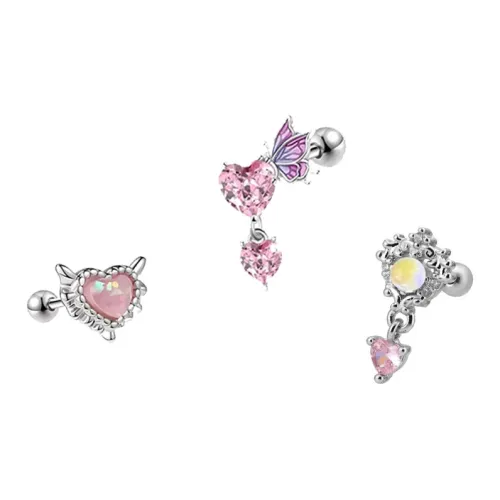 Серьги-гвоздики Vegetarian Alloy Women's