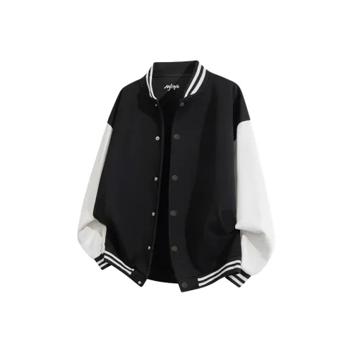 MJ STYLE Длинный рукав Бейсбольная куртка Унисекс