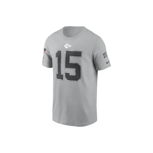 nike NFL Патрик Махомес КАНСАС СИТИ ЧИФС Салют Сервису Футболка Мужская Серый