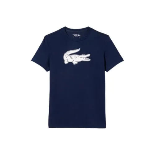LACOSTE T-рубашка мужская белый морской синий