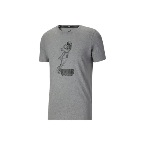 PUMA Sports Life Collection Т-Рубашка Мужская Серого цвета